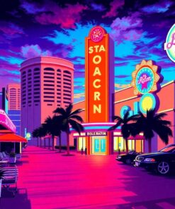 Retro Glow Paint Numbers