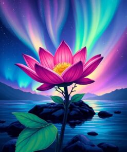 Island Flower Paint Numbers