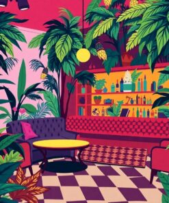 Bossa Nova Jungle Lounge Paint By Numbers