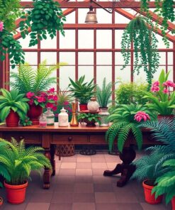 Table Ferns Paint Numbers