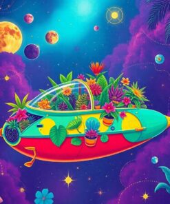 Hover Ship Paint Numbers