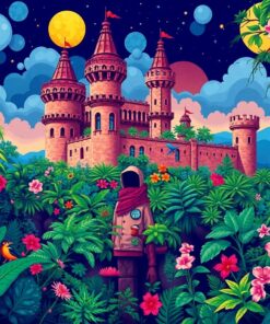 Botanists Jungle Fortress Paint By Numbers