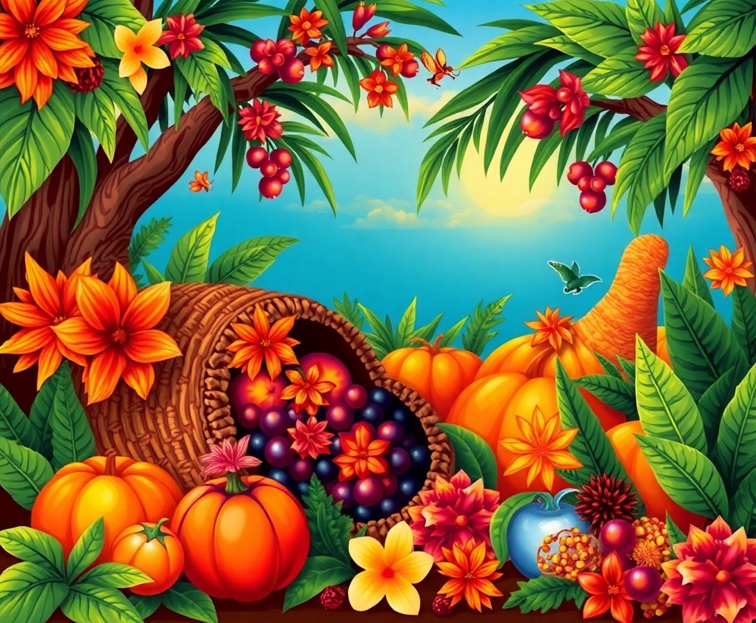 Bounty of the Tropics Paint By Numbers Bounty of the Tropics Paint By Numbers