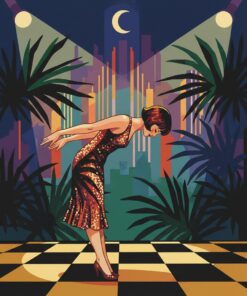 Bowing Under Palm Shadows Paint By Numbers