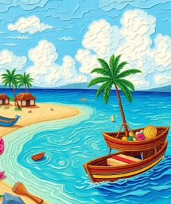 Braided Vintage Island Bounty Paint By Numbers