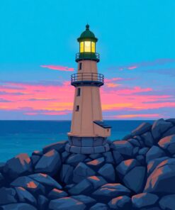 Coastal Glow Paint Numbers