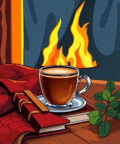 Beside Cafecito Paint Numbers