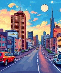 Tropical Oasis Paint Numbers