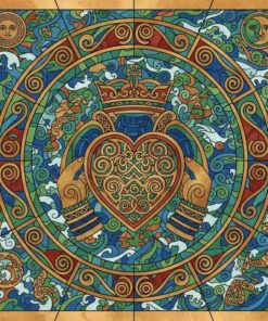 Brass Claddagh Island Chart Paint By Numbers