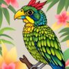 Tropical Bird Paint Numbers