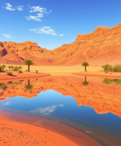 Water Reflection Paint Numbers