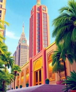 Amidst Palms Paint Numbers