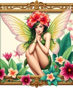 Tropical Nymph Paint Numbers