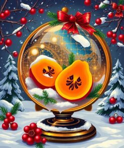 Holiday Papaya Paint Numbers