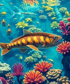 Brass In Tropical Shallows Paint By Numbers