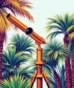 Vintage Palms Paint Numbers