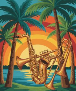 Brass Under The Palms Paint By Numbers