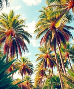 Vintage Palms Paint Numbers