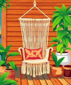 Macrame Chair Paint Numbers
