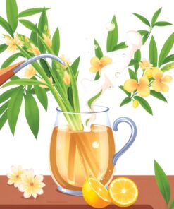 Tropical Lemongrass Paint Numbers