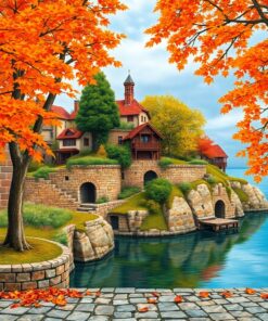 Island Mural Paint Numbers