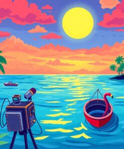 Broadcasting From The Tropics Paint By Numbers