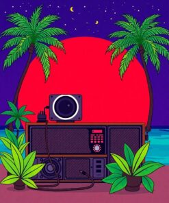 Night Airwaves Paint Numbers