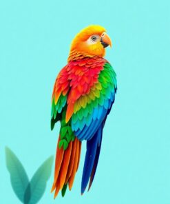 Tropical Feathers Paint Numbers