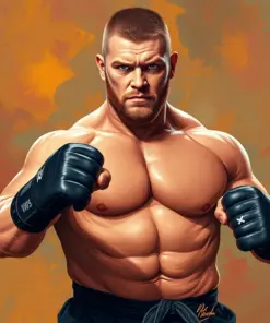 Brock Lesnar Martial Artist paint by numbers
