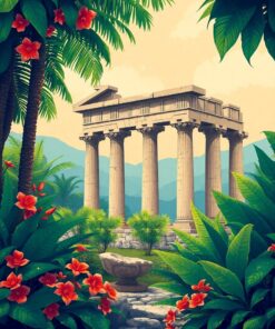 Tropical Flora Paint Numbers