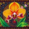 Byzantine Orchid Icon Paint By Numbers