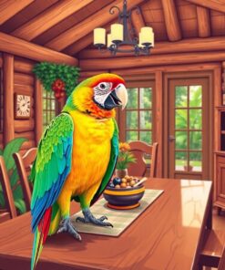 Room Parrot Paint Numbers