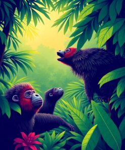 Tropical Canopies Paint Numbers