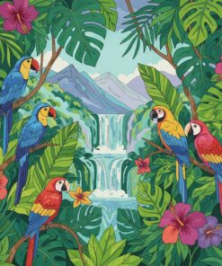 Calling From Tropical Canopies Paint By Numbers