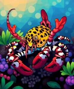 Tropical Crustacean Paint Numbers