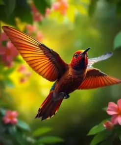 Canopy Nectar Flight paint by numbers