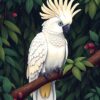 White Cockatoo Paint Numbers