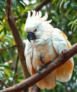 Canopy Resting White Cockatoo Paint By Numbers