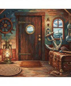 Captains Rustic Entryway Paint By Numbers