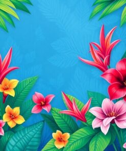 Capturing Tropical Screen Blooms Paint By Numbers