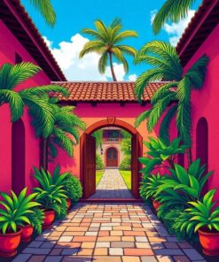 Garden Entrance Paint Numbers