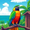 Macaw Sentinel Paint Numbers