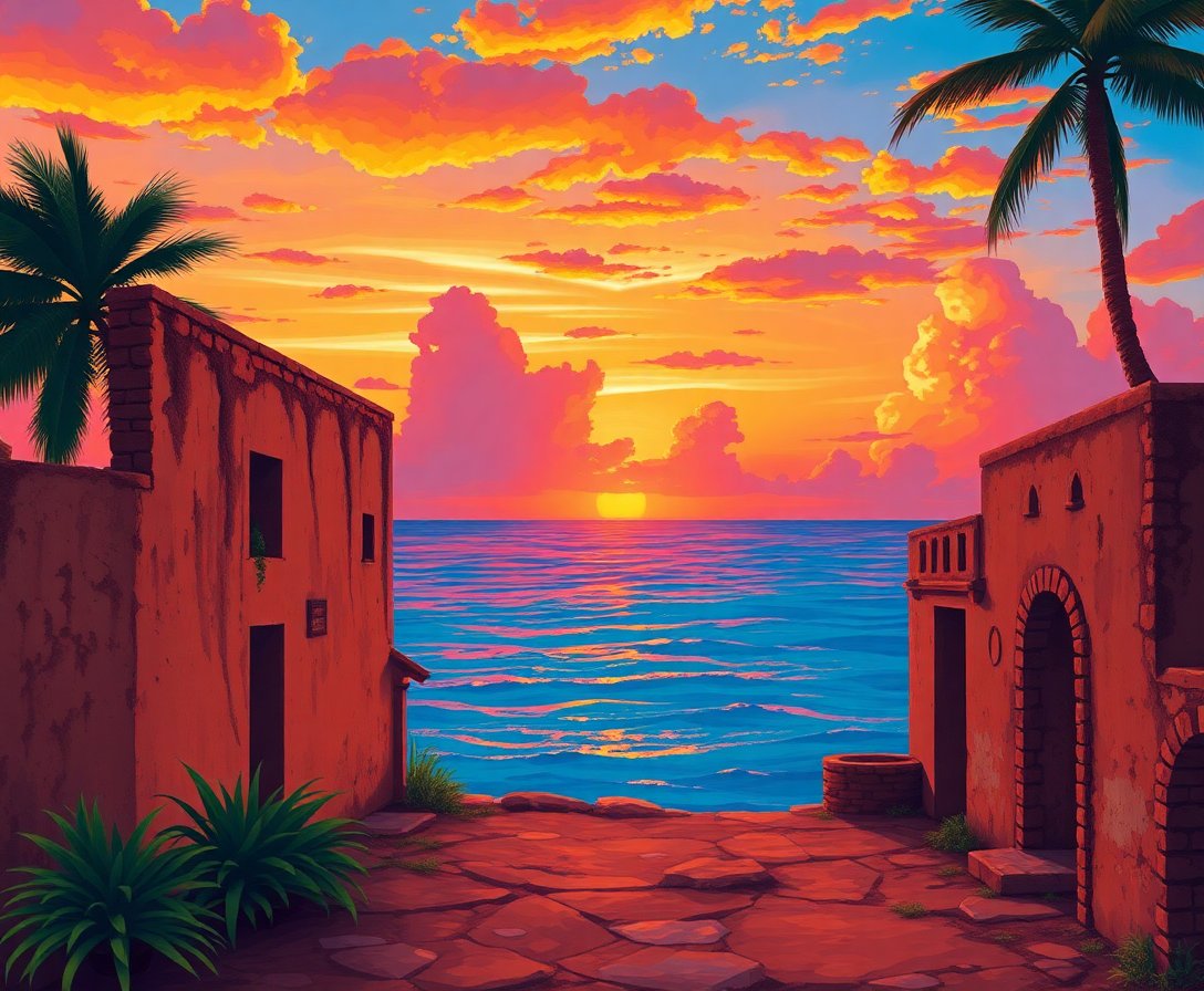 Vintage Ruins Paint Numbers Vintage Ruins Paint Numbers