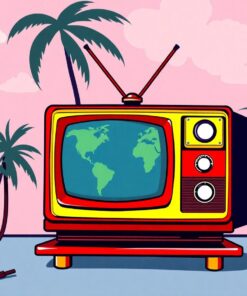 Caribbean Television Broadcast Paint By Numbers