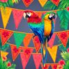 Macaw Pennants Paint Numbers