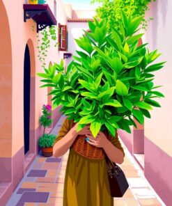 Mint Leaves Paint Numbers