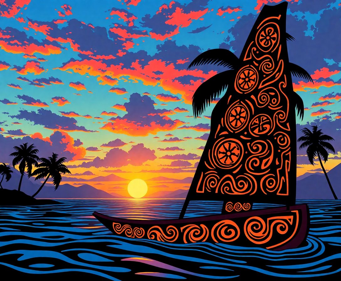 Outrigger Dusk Paint Numbers Outrigger Dusk Paint Numbers