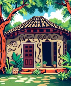 Carved Plantation Relic Paint By Numbers