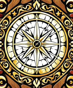 Bone Compass Paint Numbers