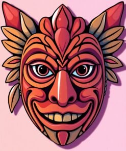 Bow Mask Paint Numbers